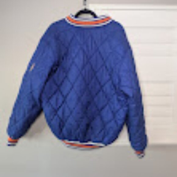 Mitchell & Ness Hardwood Classics New York Knicks Reversible Jacket – Black/Blue - Picture 11 of 16
